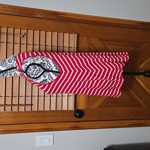 Merona red and white striped tank in medium - Picture 6 of 11